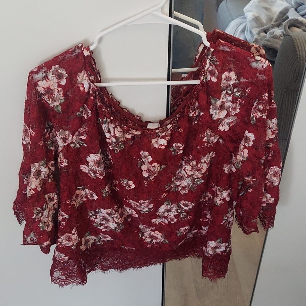 No boundaries Flower pattern blouse